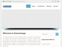 Tablet Screenshot of cosmoimagemedicare.com
